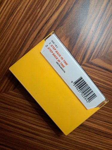 Kylie Minogue Step Back In Time Cassette Single Australian Pressing Yellow 1990 - Picture 2 of 9