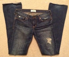 EUC Girls Abercrombie Haley Destroyed Denim Jeans Sz 16