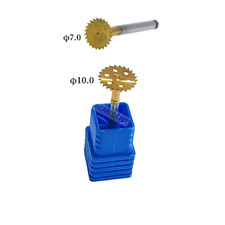 1PC Dental Saw Disk Sharp Ultra Thin Bone Cutting Wheel Gold Disc High Hardness