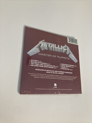 LLICA マスターオブパペッツ ブラックアルバム レコード Metallica : Master Of Puppets CD Digipak Blackened Recordings (NEW