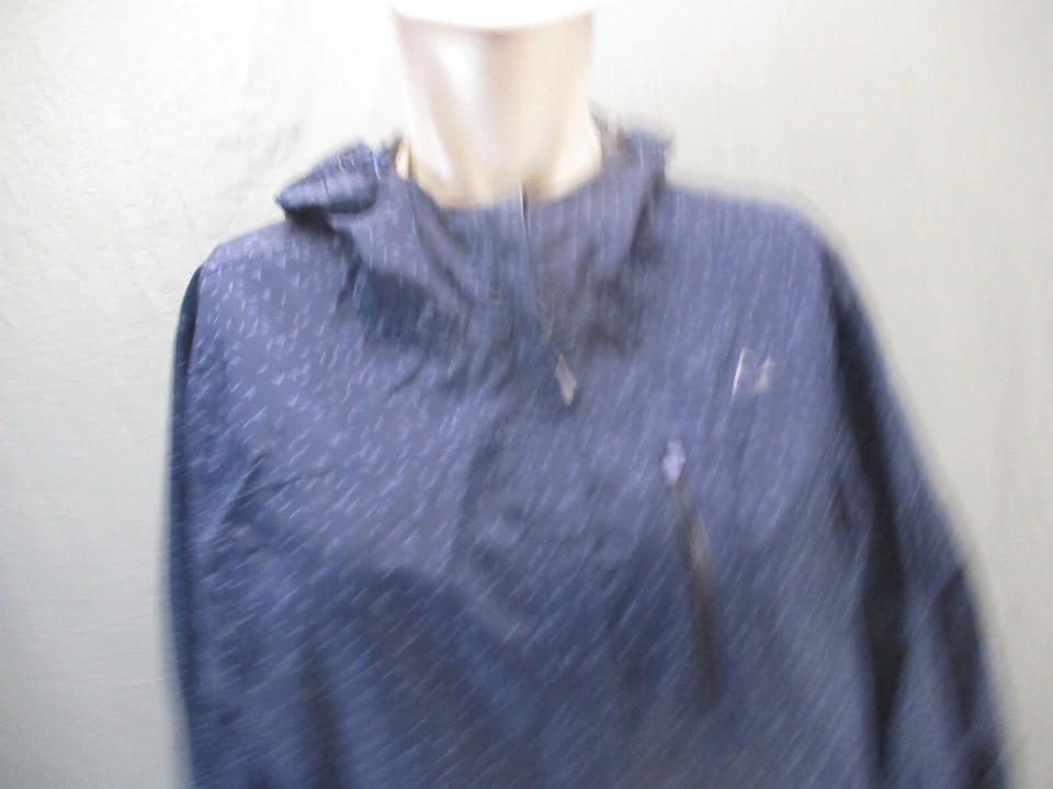 Paradox Talla XL Mujer Azul 100% Nylon Cremallera Completa Bolsillo Capucha Chaqueta de Lluvia 414 Foto 2 de 4