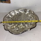 Vintage WMF Epbrass Germany Silverplate Serving Tray Decorative Footed Platter — photo 7