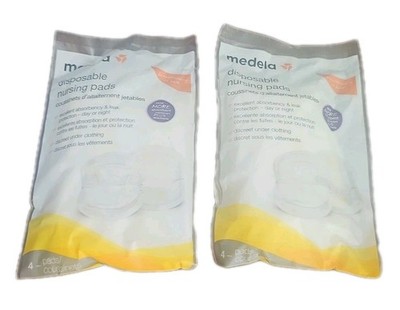 LOT OF 2 Medela Nursing Pads, Disposable Breast Pad, 