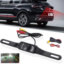 CMOS Car Rear View Backup Parking Reverse Camera Back HD Vision Waterproof 7 LED