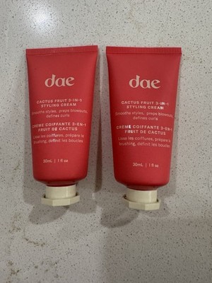 dae Cactus Fruit 3-in-1 Styling Cream Set of 2 Travel Size 30ml/1 Oz Sealed! 