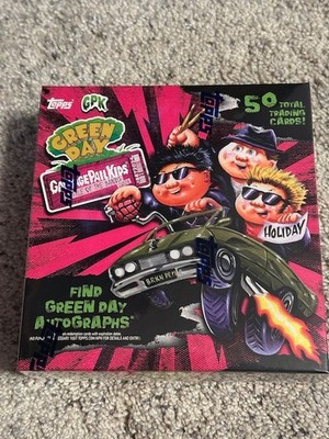 GARBAGE PAIL KIDS BATTLE OF THE BANDS - GREEN DAY HOBBY BOX SEALED BRAND NEW