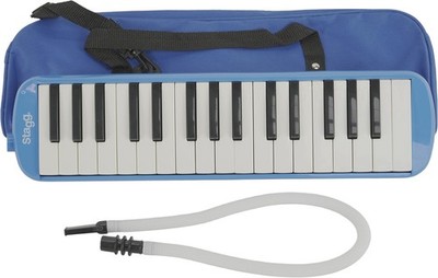 Stagg 32 Key Melodica with Gig Bag Blue