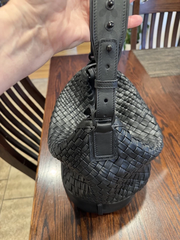 FALOR — Italian Leather Woven Handbag —PRICE REDUCED!! - Image 4 of 4