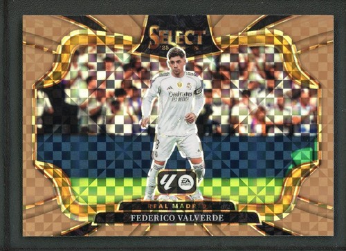 2025-26 FEDERICO VALVERDE 92/99 PANINI SELECT LA LIGA FIELD LEVEL CHECKERBOARD