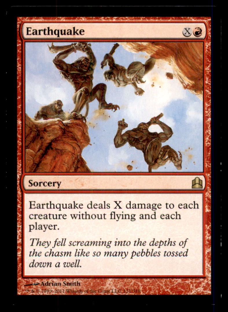 Earthquake LP Light Play Commander 2011 MTG [11792]