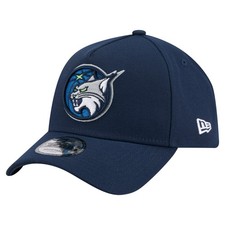 Unisex-New Era  Navy Minnesota Lynx Core Logo A-Frame 9FORTY Adjustable Hat