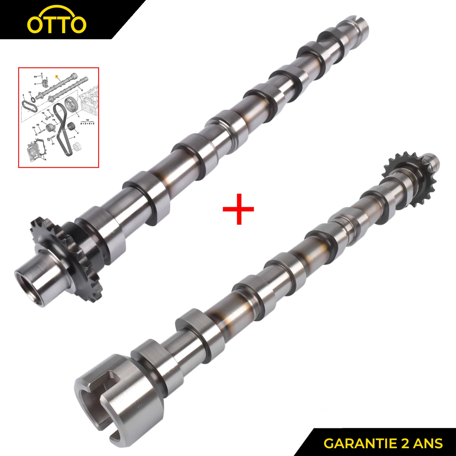 Kit arbre à cames 9804424280 : résolvez les claquements de votre moteur 2.0 HDI
