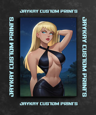 Sexy Supergirl Kara Danver DC Comic Justice League Anime Poster Print - No Frame