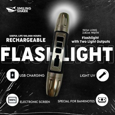 Shortwave UV 365nm 395nm Blacklight 3 lights Torch LED Flashlight Banknotes USA