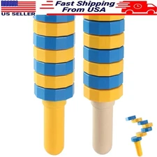 Wooden Balance Challenge Set, Multicolor Handheld Wooden Balancers for Focus JQ