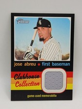 2020 Topps Heritage Baseball Clubhouse Collection Relic Jose Abreu White Sox