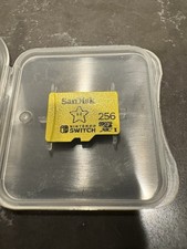 SanDisk 256GB MicroSDXC Card for Nintendo Switch Mario Star Yellow