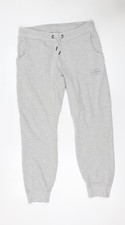 Mens UK Size M Crosshatch Regular Fit Jogger Grey Trousers