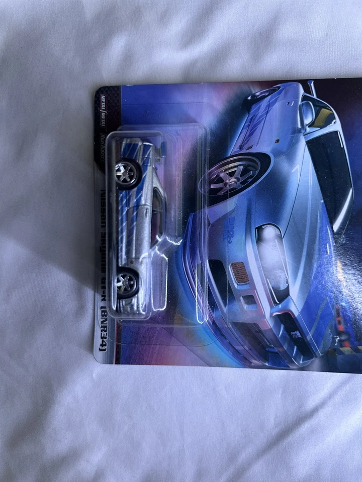 Nissan Skyline GTR R34 #1/5 2019 Fast & Furious Fast Imports Hot Wheels Premium Foto 2 de 3