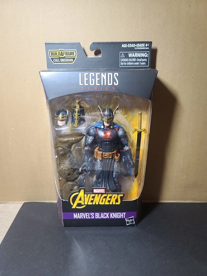 "Figura de 6"" Marvel Legends Avengers Marvel's Black Knight Cull Obsidian BAF 2018" Foto 2 de 4