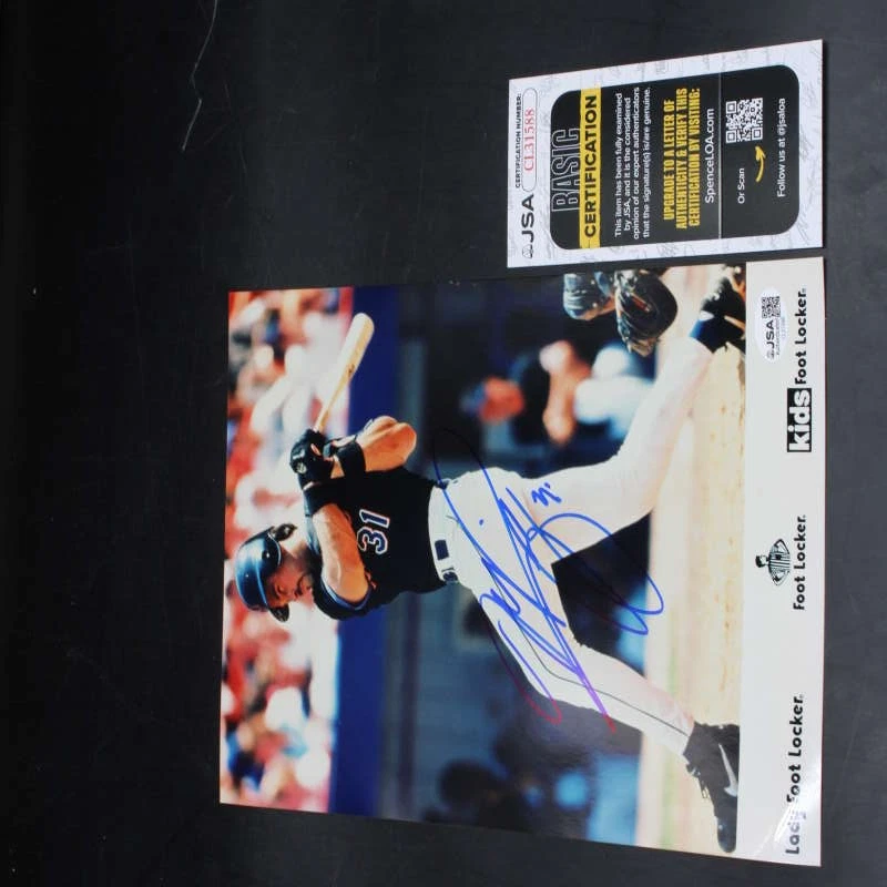 Mike Piazza New York Mets Baseball MLB Original Autographed Items
