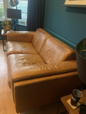 DFS Hackney Leather Sofa 3 Seater