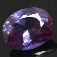 Natural 11.50 Ct Certified Brazil Color Change Alexandrite 15x12 MM Oval Gems