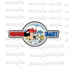 Disney Chef Minnie Daisy Title ccb Premade Scrapbook Page Paper Piece die cut