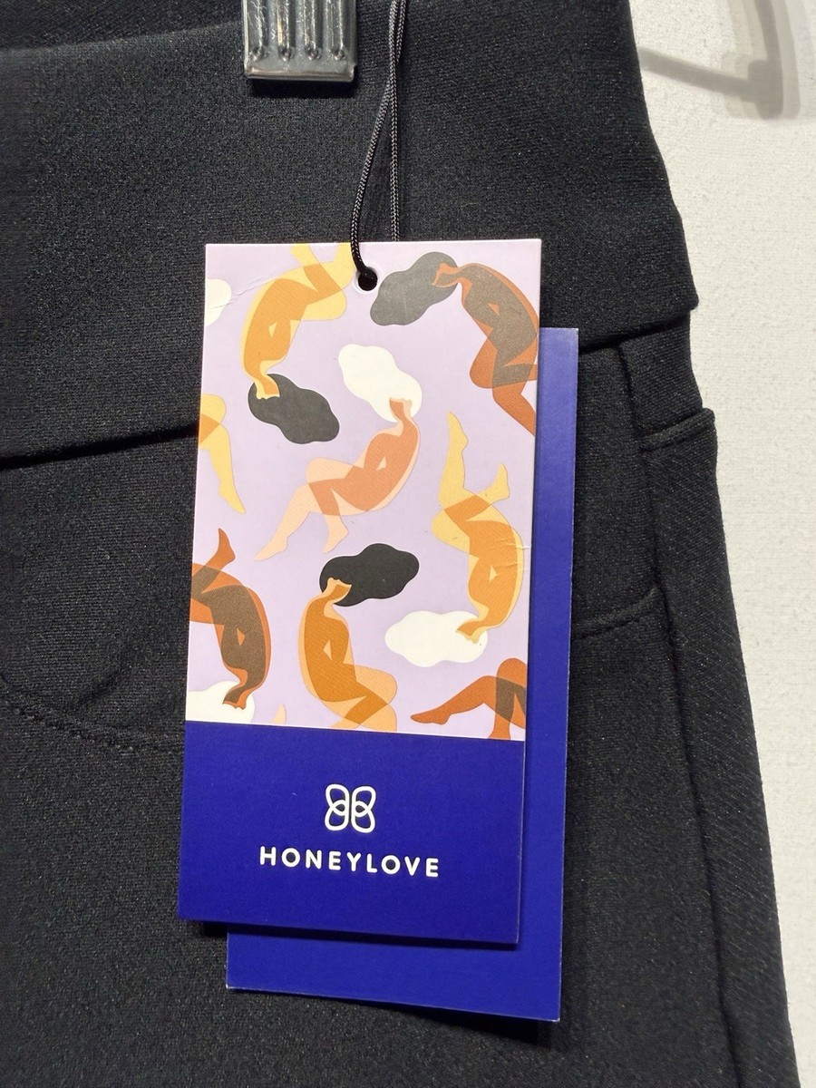 HONEYLOVE EverReady Sculpting Black Women's Pants ~ Size Large ~ New With Tags View 5