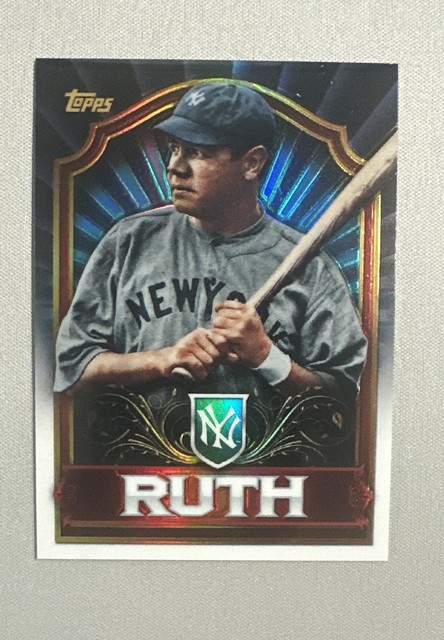 Babe Ruth 2011 Topps Value Box Chrome Refractor #MBC3 New York Yankees
