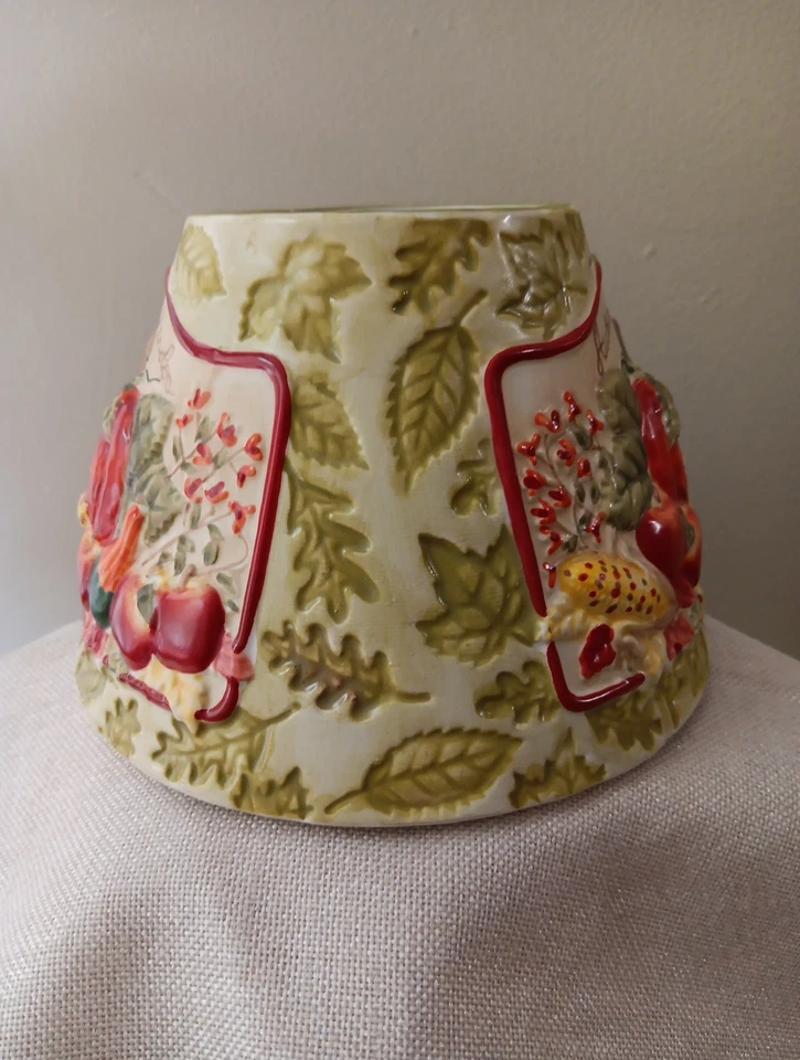 Yankee Candle Autumn Splendor Teresa Kogut Tono Repujado Calabaza Otoño Lg Cubierta Foto 4 de 4