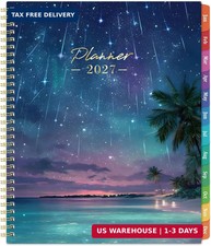 2027 Planner - 2027 Weekly and Monthly Planner, 9" x 11", Jan.2027-Dec.2027
