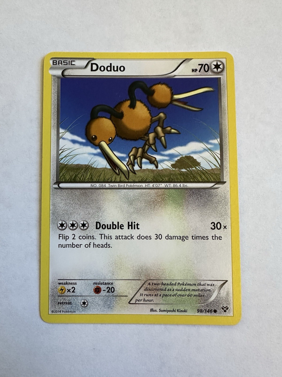 Doduo - 98/146 - XY Base Set Pokemon 2014
