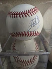 Sandy Alcantara Miami Marlins Signed OML Baseball  JSA CERT