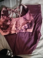 EUC Victorias secret sport lot S sports bra  SIZE 6 MATCHING leggings set