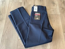 Pantalone da lavoro uomo Dickies 874 34x32 blu navy vestibilità originale gamba dritta nuovo con etichetta
