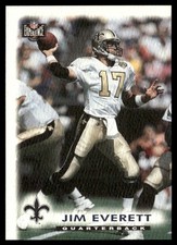 1997 Score Board NFL Experience Jim Everett New Orleans Saints #36