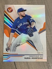 2024 Topps Pristine Yariel Rodriguez Orange Refractor 10/25 Rc 