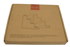 Lifewit 4 Tier Clear Display Risers Stand Plastic Organizers Desktop Display