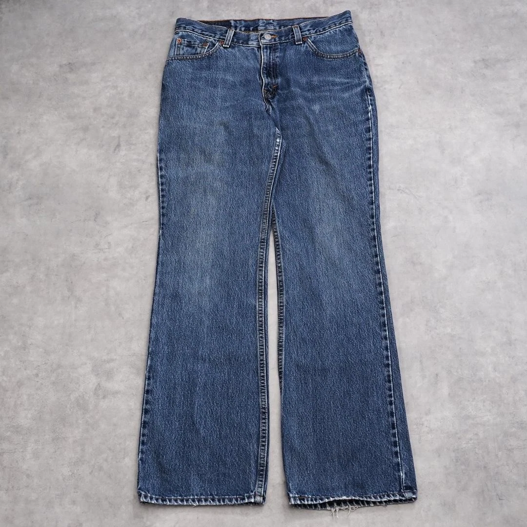 Levi's 517 W31 Flare Denim Blue Vintage 90s Made in USA 20510