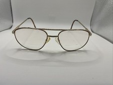 Logo Paris LM 132 013 Eyeglasses 58-18-145 France Frames Only Golden Full Rim