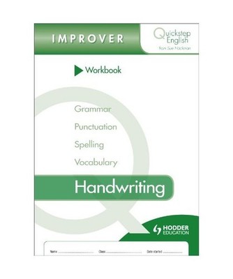 Quickstep English Workbook Handwriting Improver Stage, Sue Hackman