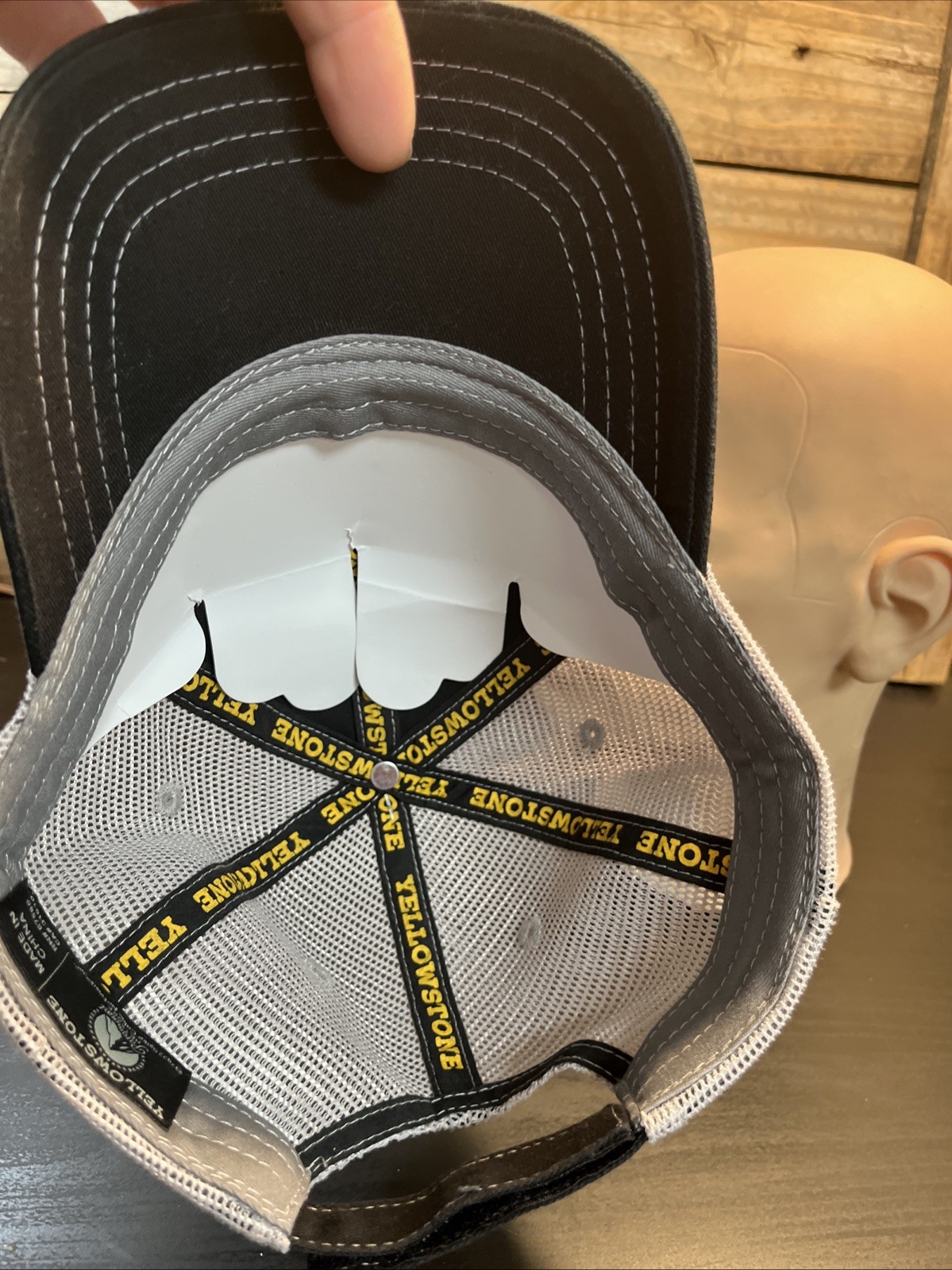 Yellowstone Dutton Ranch Strapback Trucker Hat Bl… - image 9