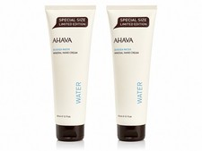 AHAVA Dead Sea Water Mineral Hand Cream Limited Edition 5.1 fl oz 150ml Duo