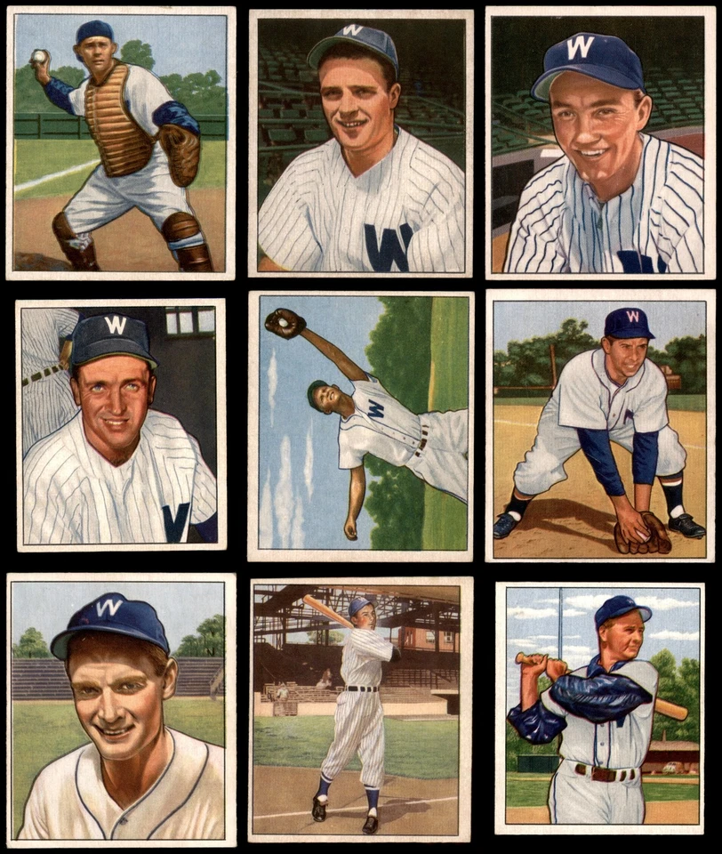 1950 Bowman Washington Senators Team Set 6 - EX/MT 7129612 - Image 2 of 2