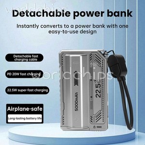 PD 20W Cas de banque de puissance mobile à recharge rapide DIY 1x 21700 Boîte de chargeur de batterie