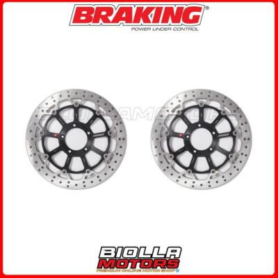 SATZ BREMSSCHEIBEN VORNE BRAKING DUCATI 749 S 748 2006 - [SCHWIMMEND] 2xSTX66