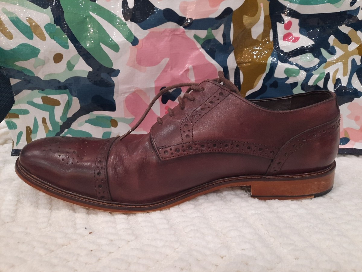 Joseph Abboud Owings Cap Toe Oxfords - Cherry Joseph Abboud NWB Sz9.5 Burgundy/Cherry | Mercari main image 2