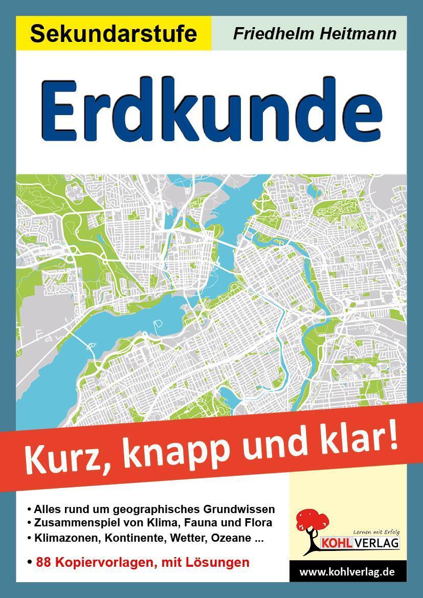 Thumbnail - Erdkunde - Grundwissen Kurz, Knapp Und Klar | Friedhelm Heitmann |