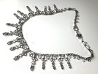 Vintage Signed Kramer Silver Tone Clear  Rhinestone Choker Necklace — photo 3
